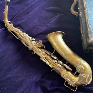 Antique saxophone
